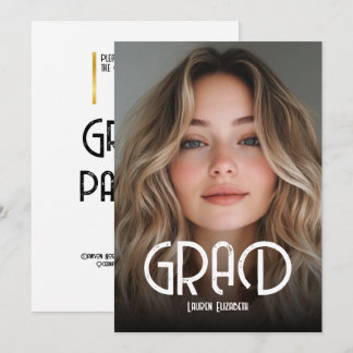 Invitation de remise de diplômes photo de calligra