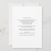Invitation de remise de diplômes rose moderne (Dos)