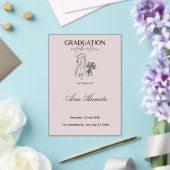 Invitation de remise de diplômes rose pastel moder (Insitu (Mariage))