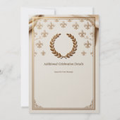 invitation de remise de diplômes simple et minimal (Dos)