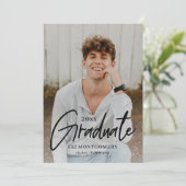 Invitation de remise des diplômes à couleur modifi (Debout devant)