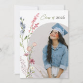 Invitation de remise des diplômes avec illustratio (Dos)
