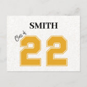 Invitation de remise des diplômes - Carte postale  (Dos)