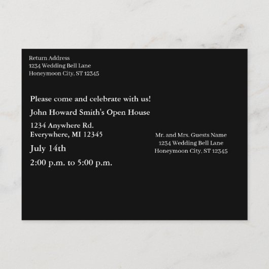 Invitation de remise des diplômes - Changer la cou (Dos)