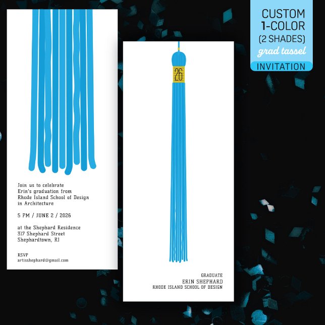Invitation de remise des diplômes de design modern (Créateur téléchargé)