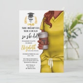 Invitation de remise des diplômes de l'école de mé (Debout devant)