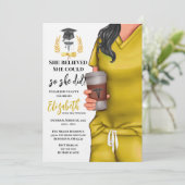 Invitation de remise des diplômes de l'école de mé (Debout devant)