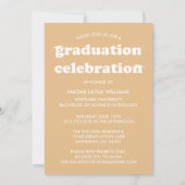 INvitation DE REMISE DES DIPLÔMES | MODERNE RÉTRO (Dos)