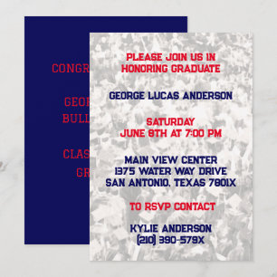 Invitation de remise des diplômes pour athlète en 