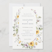 Invitation de renouvellement de trame de Fleur sau (Devant)