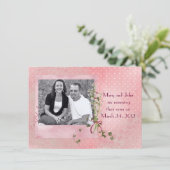 Invitation de renouvellement de vidéo photo (Debout devant)