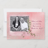 Invitation de renouvellement de vidéo photo (Devant)