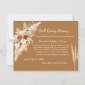 Invitation de renouvellement de voeu bohémien modi (Devant)