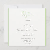 Invitation de renouvellement de vœux de 10 ans Sof (Dos)