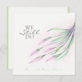 Invitation de renouvellement de vœux de 25 ans aux (Devant / Derrière)