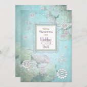 Invitation de renouvellement de vœux de mariage, f (Devant / Derrière)