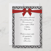 Invitation de renouvellement de vœux pour le 50e a (Dos)