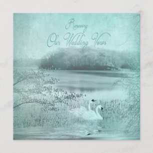 INVITATION DE RENOUVELLEMENT DE VOEUX - SWAN/LAKE