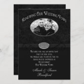 Invitation de renouvellement des avis de mariage (Devant / Derrière)