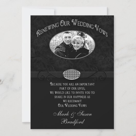 Invitation de renouvellement des avis de mariage (Devant)