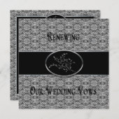 Invitation de renouvellement des avis de mariage - (Devant / Derrière)