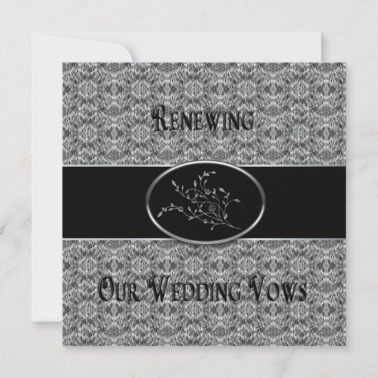 Invitation de renouvellement des avis de mariage - (Devant)