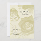 Invitation de renouvellement Vow Rose Golden Look (Devant)