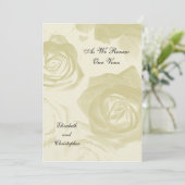 Invitation de renouvellement Vow Rose Golden Look (Debout devant)