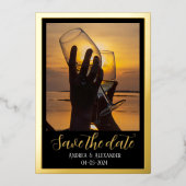 Invitation de renvoi Enregistrer la carte de date (Recto)