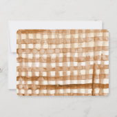 Invitation de repas de Noël (Dos)