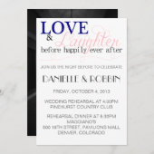 Invitation de répétition d'amour et de rire (Devant / Derrière)