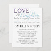 Invitation de répétition d'amour et de rire (Devant / Derrière)