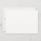 Invitation de répétition de dîner à feuille floral (Dos)