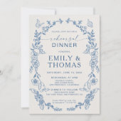 Invitation de répétition de la Chinoiserie florale (Devant)