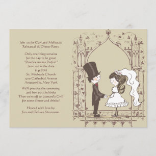Invitation de répétition Mariage
