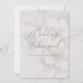 Invitation de répétition mariage avec code QR (Devant)