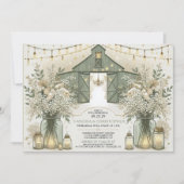 Invitation de répétition Mariage d'élégance rustiq (Devant)