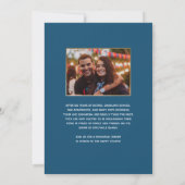 Invitation de répétition moderne, élégante, verte  (Dos)