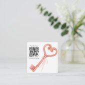Invitation de réponse au code QR du Mariage RSVP (Debout devant)