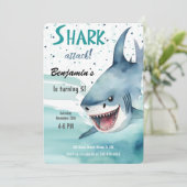 Invitation de requin pour la fête du 5e anniversai (Debout devant)