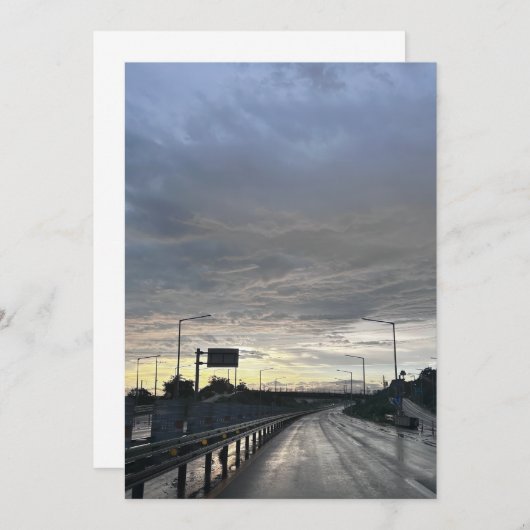 Invitation De retour (Devant / Derrière)