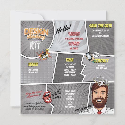 INVITATION (DE RETOUR) TROUSSE DE SURVIE DT MODIFIABLE 1 (Dos)