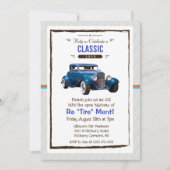 Invitation de retrait de voiture classique (Devant)