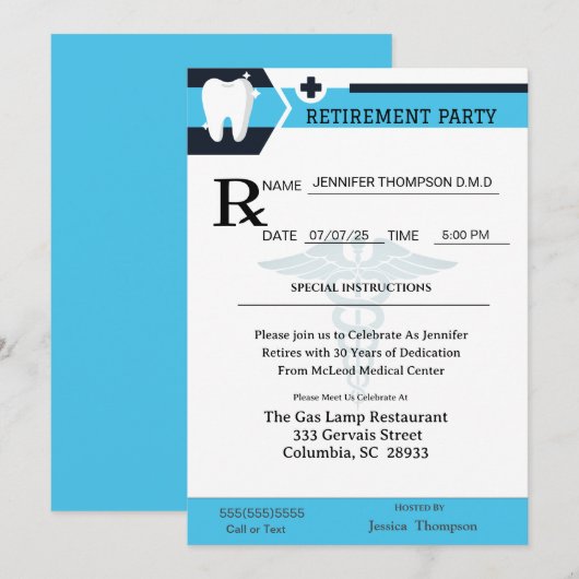 Invitation de retrait du carnet de prescription Mé (Devant / Derrière)