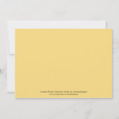 Invitation de retrait style billet (Dos)