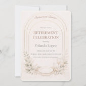 Invitation de retraite à l'arche rose (Devant)