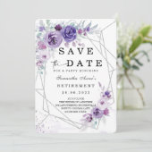 Invitation de retraite à retenir la date (Debout devant)