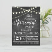 Invitation de retraite adorable surprise (Debout devant)