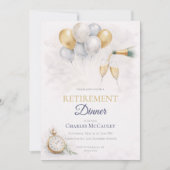 Invitation de retraite au ballon doré (Devant)