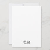 Invitation de retraite de marine (Dos)